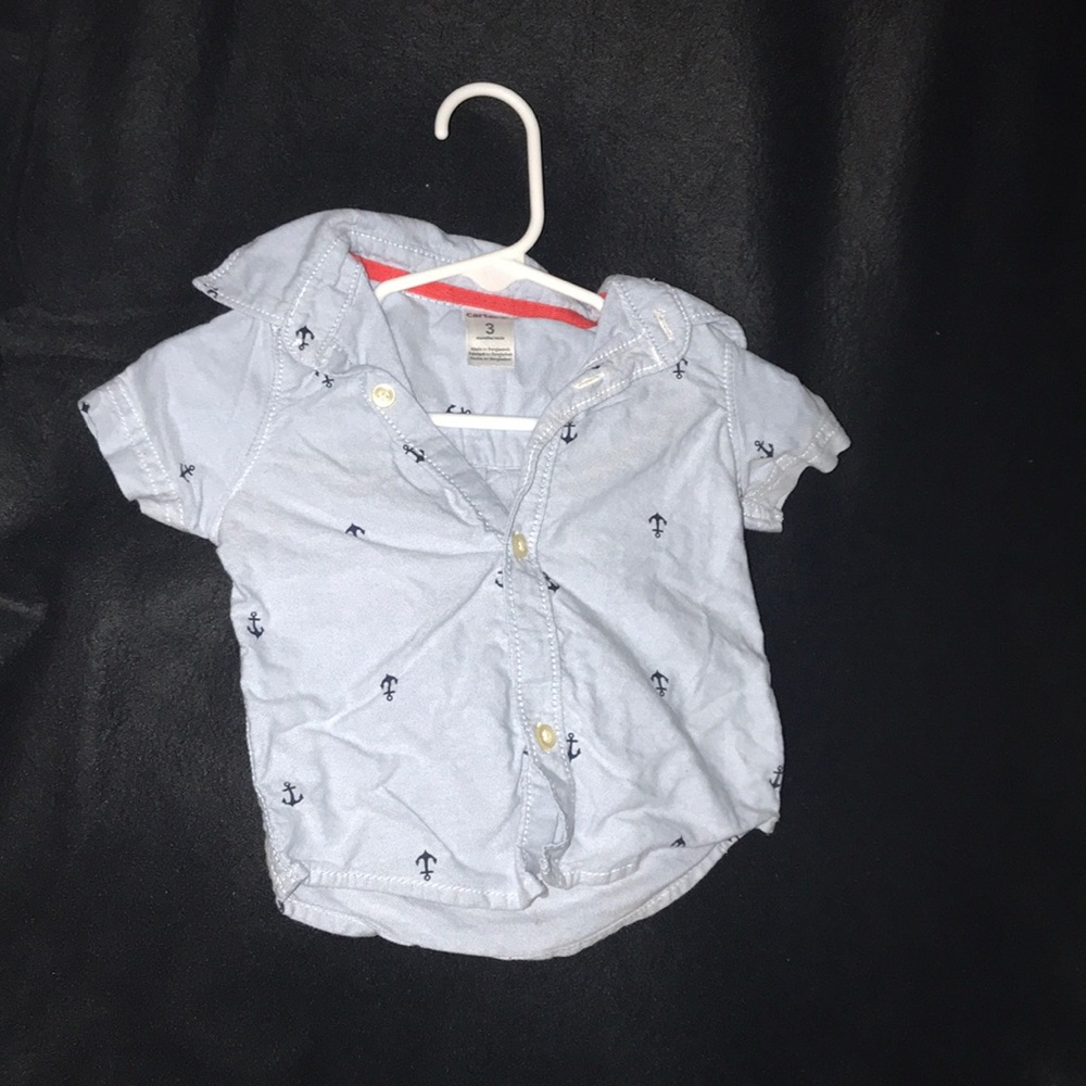 Carter’s Short Sleeve Button Up 3M